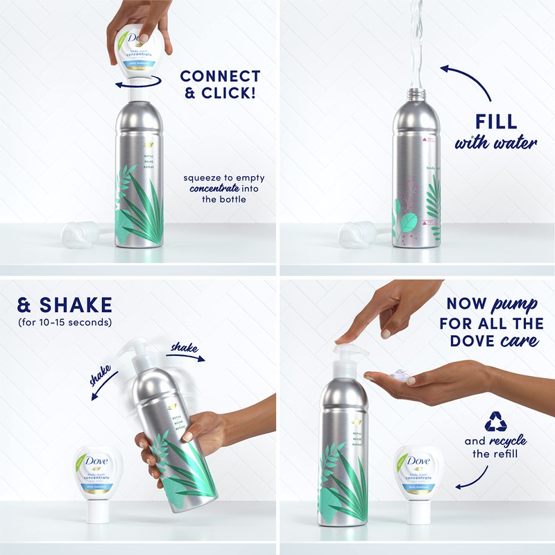 Dove Concentrate Refill For Instantly Soft Skin And Lasting Nourishment
