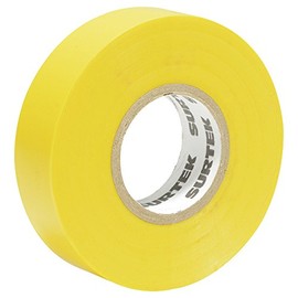 Surtek 138007 Cinta para aislar amarilla 19 mm x 9 m