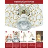 KISUFU Smart Crystal Candle Warmer Lamp with Timer - 2-in-1