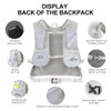 INOXTO running water bag vest backpack with1.5L water bladder hydration