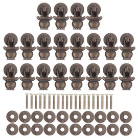 20sets Drawer Pulls Retro Elegant Reliable Durable Compact DIY Making Decorative Cabinet Accessories for Home