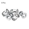 sourcing map M8 Jack Nuts, 5pcs Threaded Insert Nut Carbon
