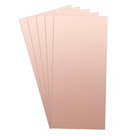 uxcell 5pcs 200x100mm Double Sided Copper Clad Laminate PCB Circuit Board FR4 2mm Thickness DIY Prototyping PCB Board