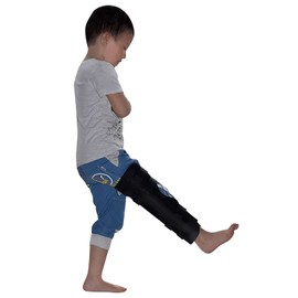 OhMill Kids Knee Brace for Knee Pain Adjustable Knee Brace with Side Stabilizers Knee Joint Fixation Protector for Sports, Meniscus Tear,Injury Recovery - Fit Boys & Girls