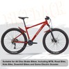 NICEDACK Mudguards Mountain Bike, 2 Pieces Mudguard Fit 20-29 Inch