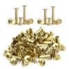 Wanfoou 100 Sets Binding Chicago Screws,5 Size Screw Posts Bookbinding
