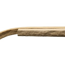 Stone Master Molds Chiseled Edge Concrete Countertop Edge Form Liner 8'