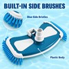 Pool Vacuum Head with Side Brushes, Plastic Swimming Pool Floor