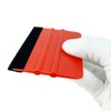 Ewrap Plastic Felt Edge Squeegee,10x7cm, Vinyl Applicator Wallpaper Smoother Window