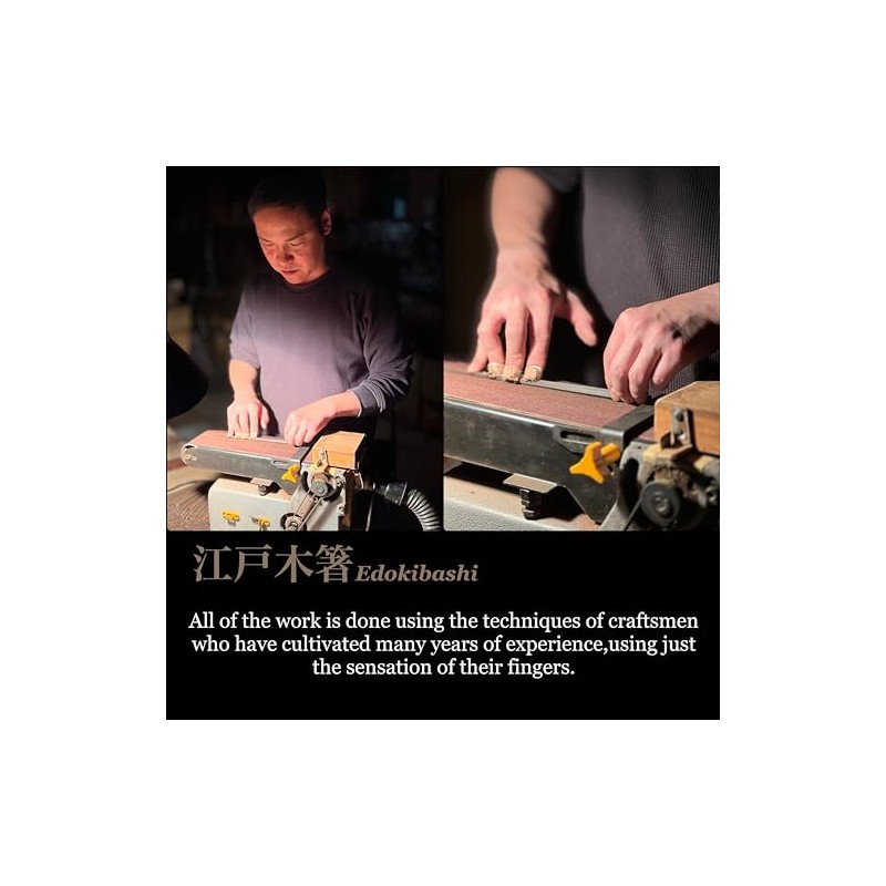 Luxury Japanese Chopsticks – Macaranduba, Hand-Carved Heptagonal Rikyu Style, Durable