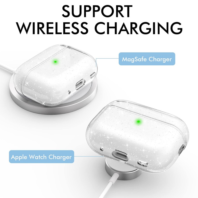 NIUTRENDZ AirPods Pro 2 Case Clear 2022 Soft TPU Protective