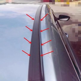 auto-partsbetter 2pcs For Toyota Yaris Hatchback 2007 - 2011 Roof Drip Moulding Side Finish Strip