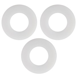 3 Pack 816.418.00.1 Flush Valve Base Sealing Washer Compatible with Geberit Replacement Silicon Clear Washers Repair Rubber Seal Diaphragm