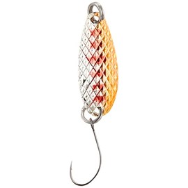 SMITH LTD Spoon, Drop Diamond, 1.1 inches (29 mm), 0.1 oz (3 g), Orange Yamame #10 Lure