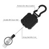 Mecool 2 Pcs Retractable Badge Holders Hard Plastic Extendable Lanyard