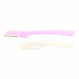 ( )Aeib Foldable Eyebrow Razor 2P (White/Pink) / ( )Aeib 접이형눈썹칼2P (백/핑)
