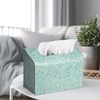 QIELIZI Hand Towels Box Cover,PU Leather Tissue Box Cover Holder