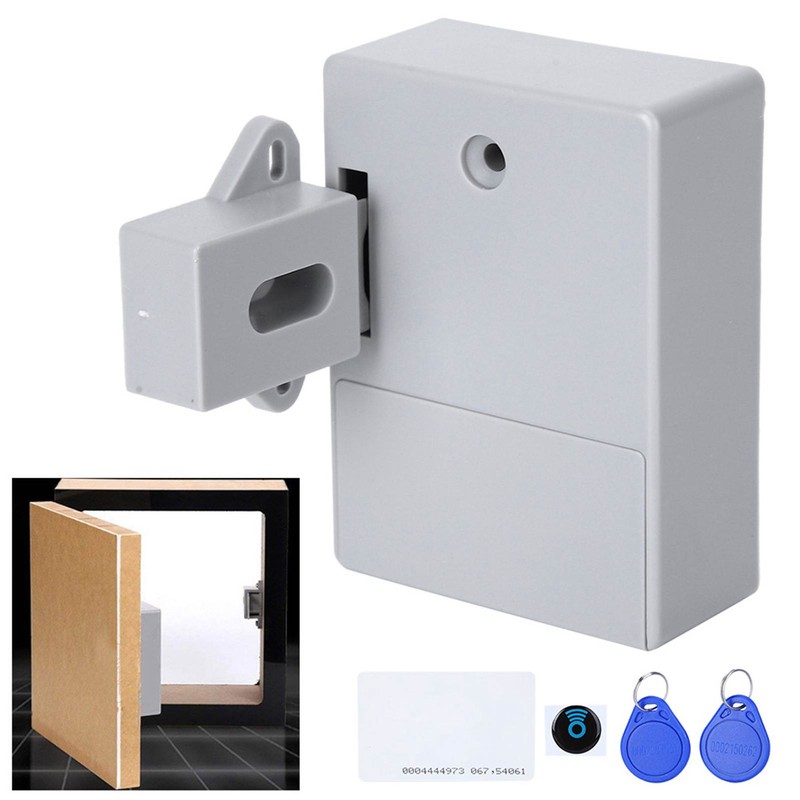 125KHz Smart Cabinet Lock Electronic RFID Card Opening No Drill