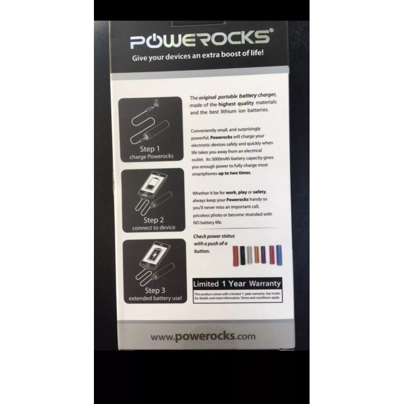 Powerocks Magicstick 3000mah Extended Battery - Pink