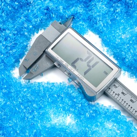 Armas kodu Crushed glass 1-3mm for resin art, Small Broken Glass Pieces for DIY Vase Filler Decoration, crushed glass for crafts 1.5 Pounds (Ocean Blue)