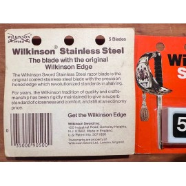 Wilkinson Sword Vintage Wilkinson Sword Sword Edge Stainless 5 Blade Each Pack Lot Of 2