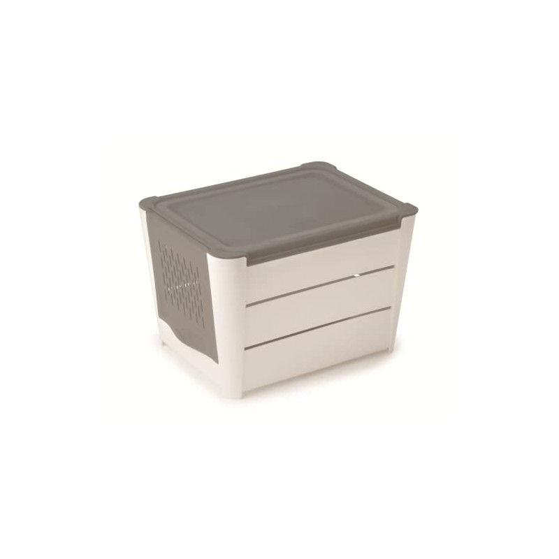 Snips Potato Keeper, 3 KG, 20x25,5x17,5 Cm, White and Grey,