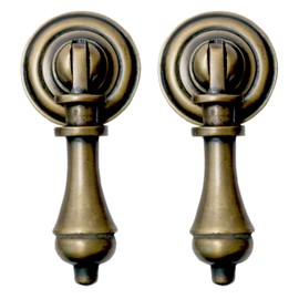 Nesha Cudgel 2 inch Tear Drop Smaller Cabinet Pulls Set of 2