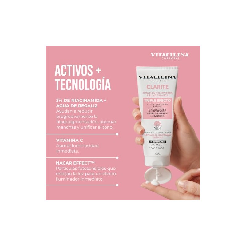 Vitacilina Corporal Clarité │ Niacinamida 3% + Vit. C │