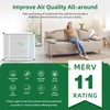 20x25x4 Furnace Filter MERV 11 Compatible with Honeywell FC100A1037,HVAC Foldable