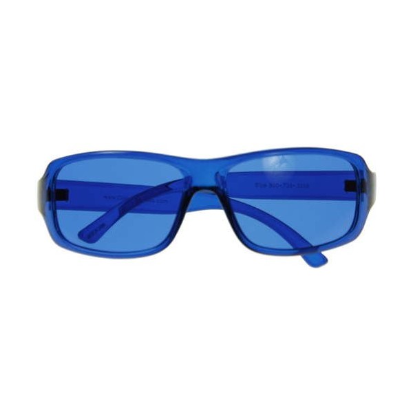 Kid's Children's Junior Color Therapy Glasses - Blue