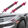 TOMALL 2 Pcs 45mm Car Adjustable Front/Rear Bumper Lip Splitter