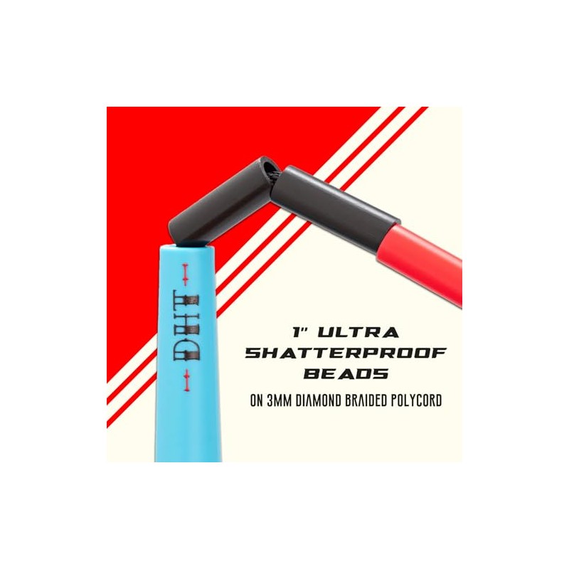Elite Jumps Edge Beaded Adjustable Jump Rope, Do Hard Things