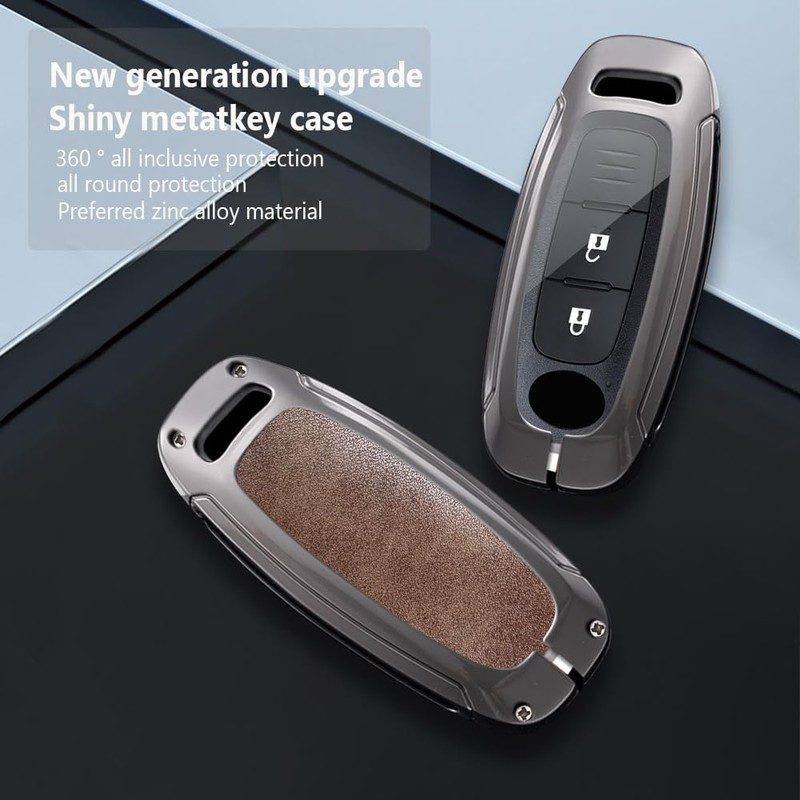 TECART Zinc alloy Key Fob Cover Key Case Shell Fit