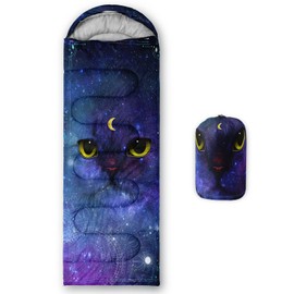 Sleeping Bags for Adults and Kids Backpacking Camping Sleeping Bags for Girls and Boys Lightweight Waterproof Cold/Warm Sleeping Bag for Season Camping Essentials Outdoor Travel with Compression Bags