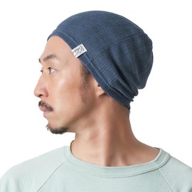 CHARM Running Sports Caps for Men & Women, Stretchy, Lightweight, Sweat-Wicking Workout Skully Beanie Cooling Hat Liner Mix Navy