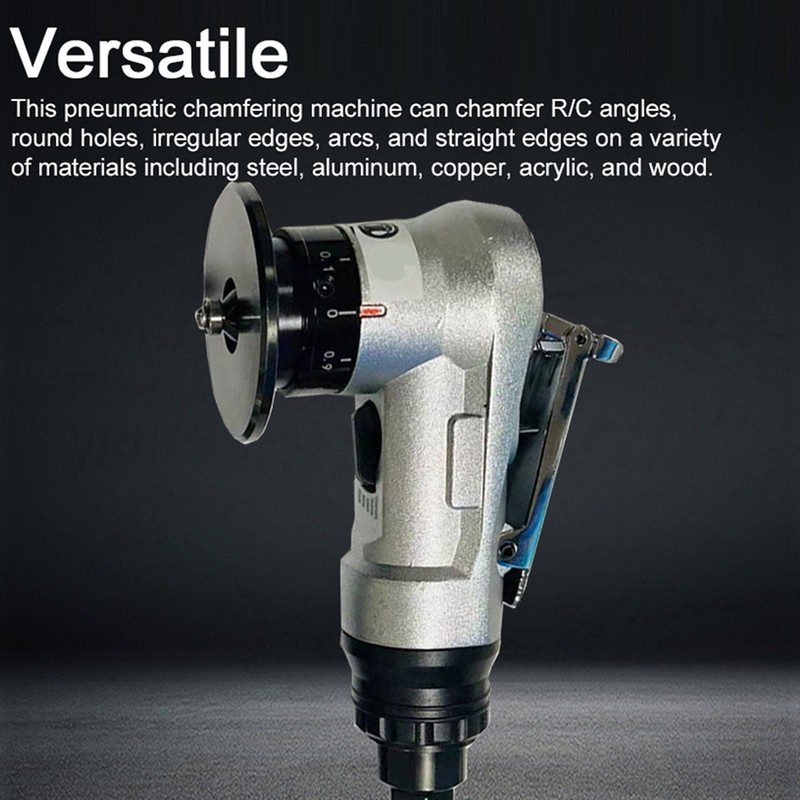 Pneumatic Chamfering Machine Small Handheld Woodworking Metal Deburring Trimming Tool