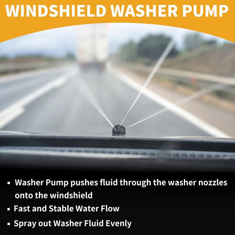 Partuto Windscreen Washer Pump No.MB848901 - Front Windshield Washer Motor
