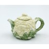 Fine Ceramic Cauliflower Mini Teapot, 4-1/4" L