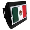 Mexico Flag Black Metal Hitch Cover