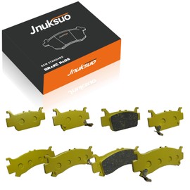 Brake Pads for Honda Pioneer1000 (2016-2022) &Talon 1000 (2019-2024) Front & Rear Semi-Metallic, Replaces OEM: 06451-HL4-A01,Compatible with Pioneer, Talon, S2R, S2X, S4X (Semi-Metallic)