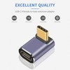 HUAZIZ 3 Pieces USB C 90 Degree Adapter Angle Plug