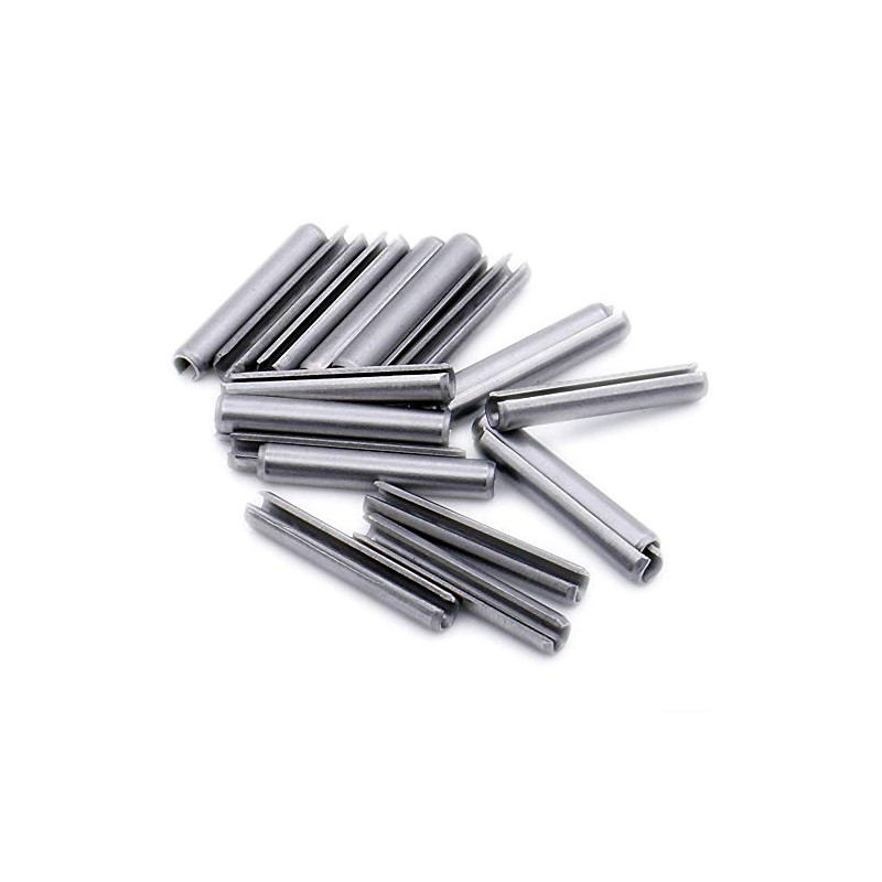D2.5 (2.5mm x 18mm) Slotted Spring Pin (Heavy) - Stainless