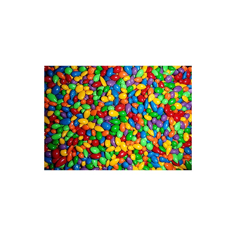 CandyKorner® Sunbursts - Rainbow Colored Chocolate Covered Sunflower Seeds 1