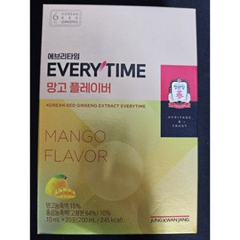 Jeonggwanjang CheongKwanJang Everytime Mango Flavor 10ml 20 packs B / 정관장에브리타임 망고플레이버 10ml 20포 B