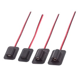 NFHK 4pcs/lot Type-C Micro-USB DC 5.5x2.1mm 3.5X1.35mm Power Extension Cable for Backpack Charging Electric Heating Pads