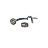 Elk Mountain Shower - Door - Travel Latch - Tri Slide Beta - Bright Silver - SEA