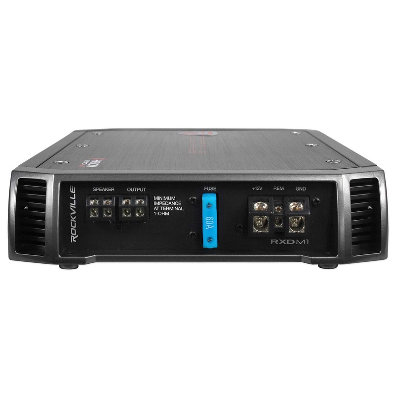 Rockville RXD-M1 2000w Peak/500w RMS Mono 1 Ohm Amplifier Car