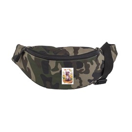 Hippowarehouse Happy Birthday Cute Hyena Watercolour Waist Pack Bum Bag Festival Accessory 38x14x8cm 2.5 litres