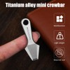EDC Pry Bar, Heavy Duty Keychain Prybar EDC Titanium Multi-Tool