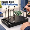 4-Piece Magnetic Soldering Helping Hands with Flexible Arms and Soft-Tip